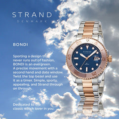 Strand By Obaku Bondi Moonight Quartz Men's Watch - S727GDZLSH