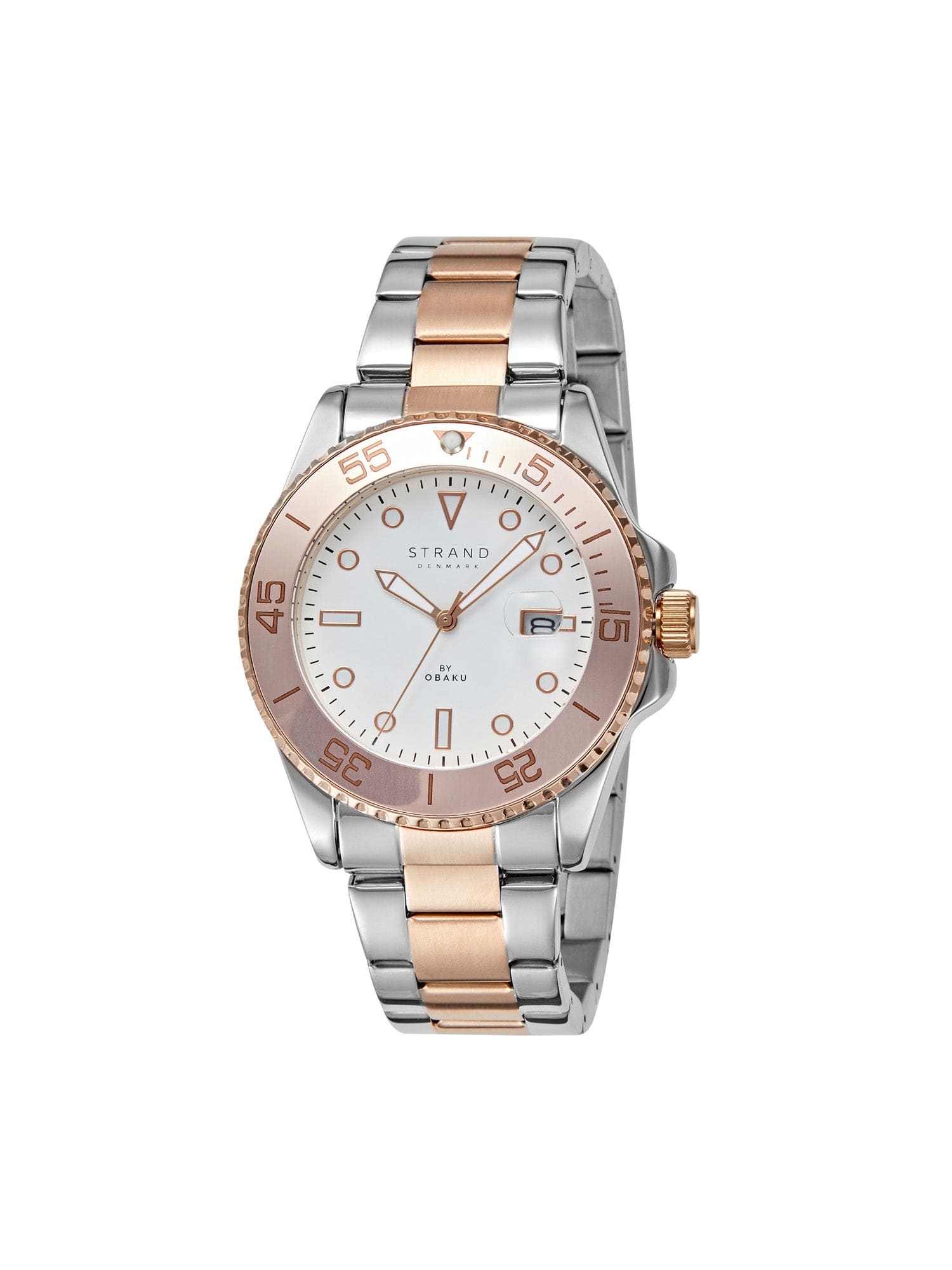 Strand By Obaku Bondi Cherrywood Quartz Men's Watch - S727GDZWSH
