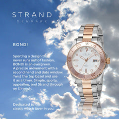 Strand By Obaku Bondi Cherrywood Quartz Men's Watch - S727GDZWSH