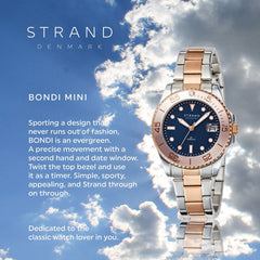 Strand By Obaku Bondi Mini Moonight Quartz Women's Watch - S727LDZLSH