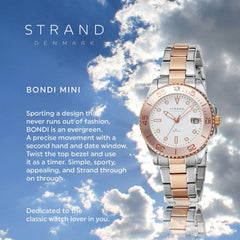 Strand By Obaku Bondi Mini Cherrywood Quartz Women's Watch - S727LDZWSH
