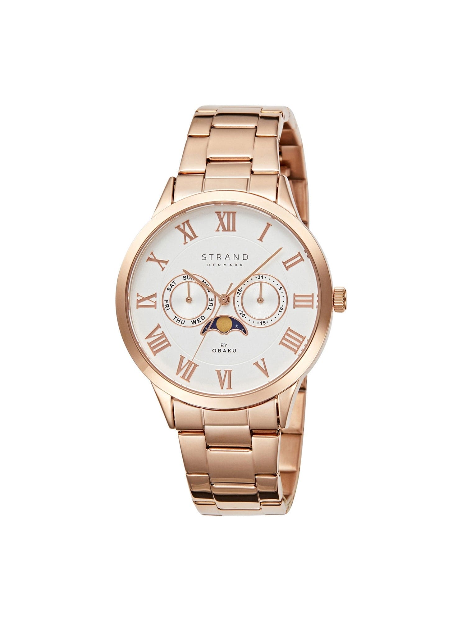 Strand By Obaku Moon Fuschsia Quartz Men's Watch - S728GMVISV