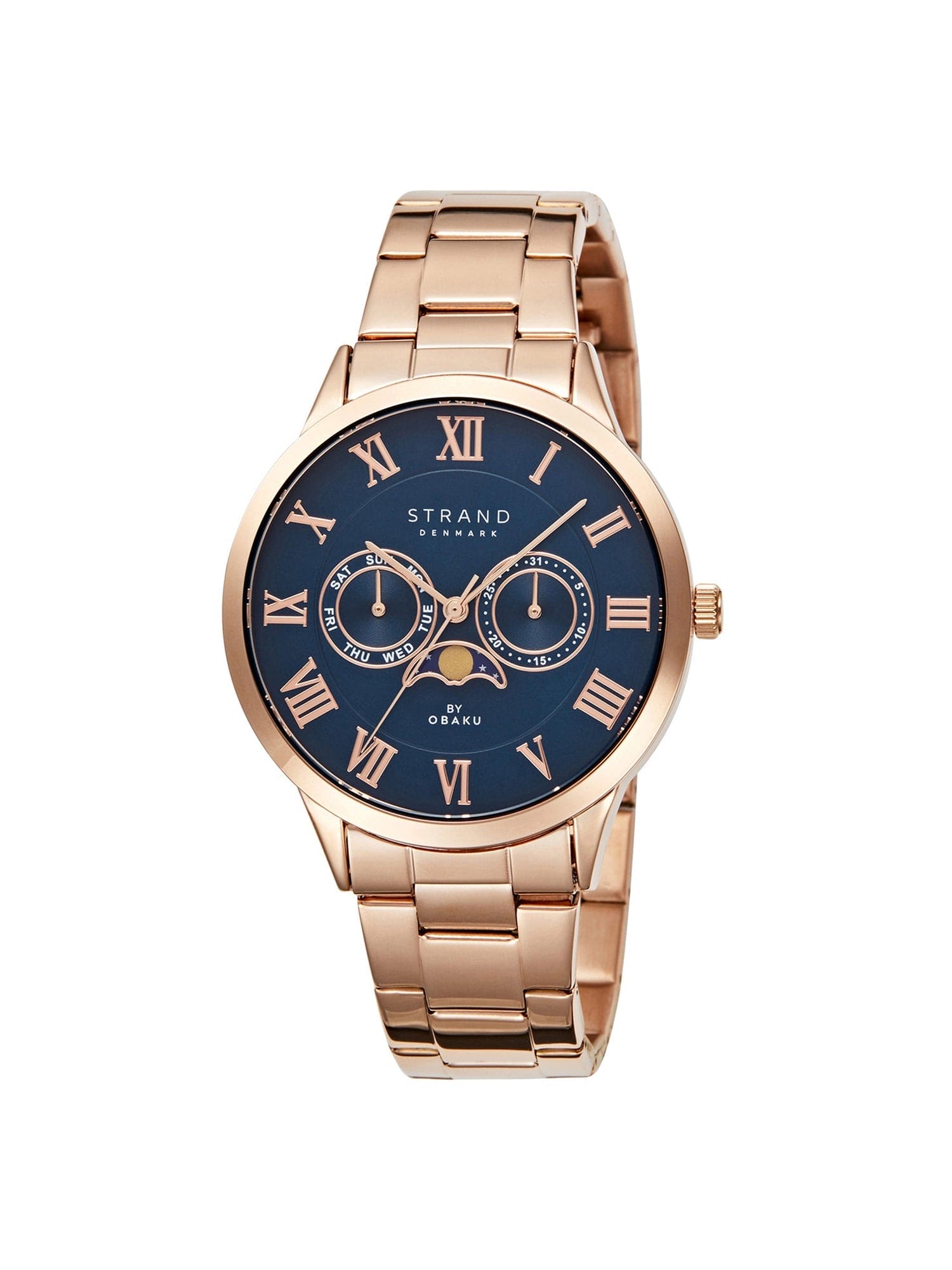 Strand By Obaku Moon Lapis Quartz Men's Watch - S728GMVLSV