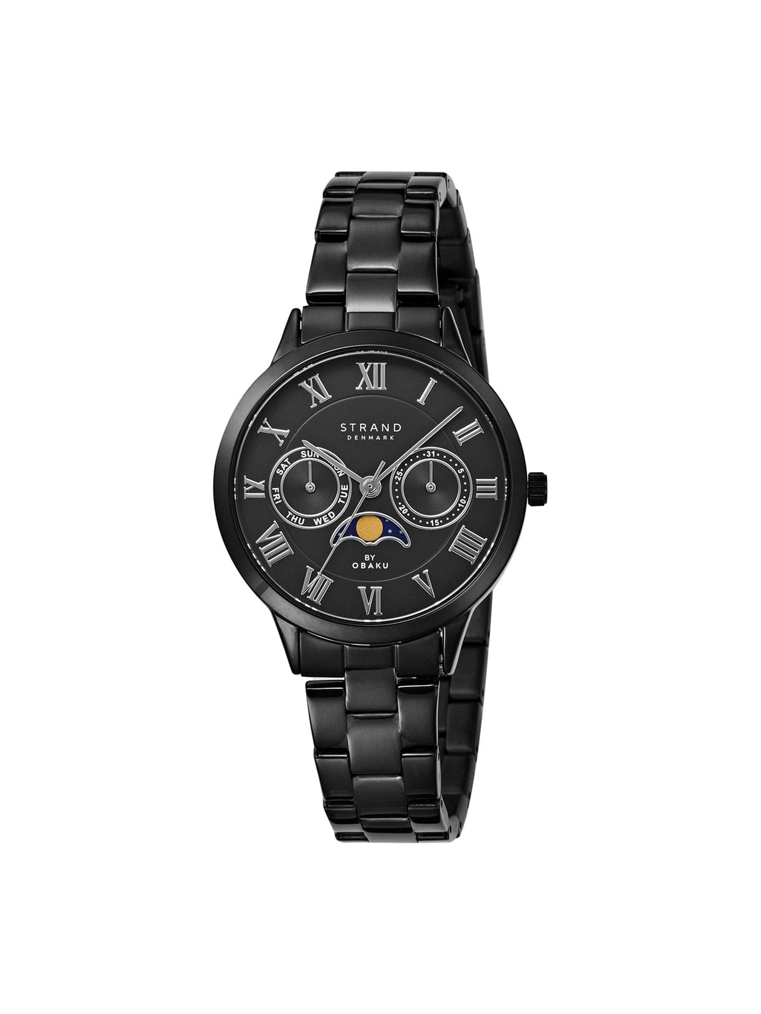 Strand By Obaku Moon Mini Dark Quartz Women's Watch - S728LMBBSB