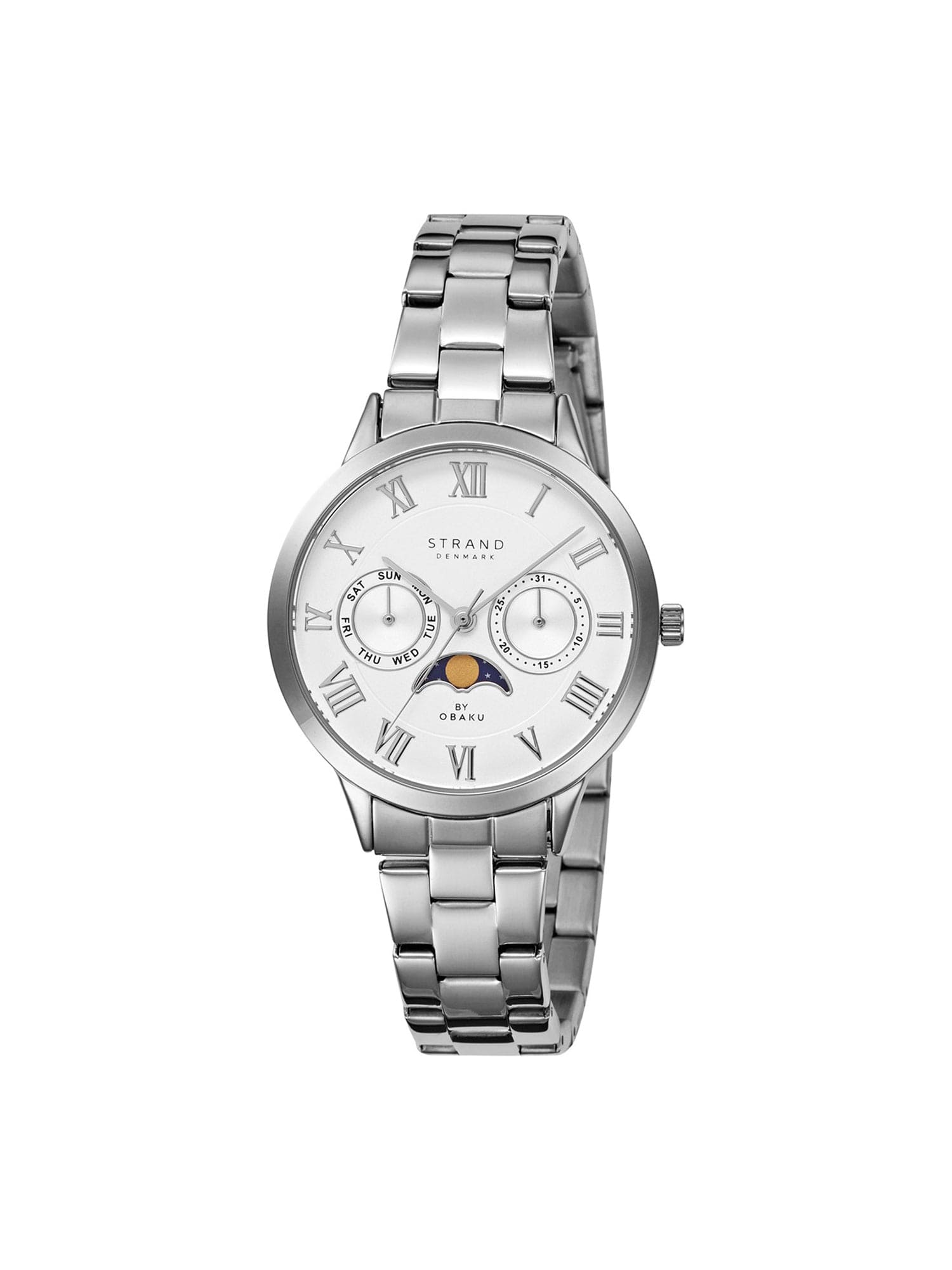 Strand By Obaku Moon Mini Brace Quartz Women's Watch - S728LMCISC
