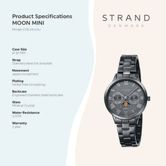 Strand By Obaku Moon Mini Ash Quartz Women's Watch - S728LMUUSU