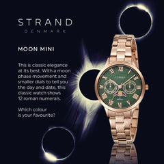 Strand By Obaku Moon Mini Mint Quartz Women's Watch - S728LMVESV