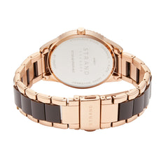 Strand By Obaku Sandy Coffee Multifunction Women's Watch - S729LMVNSN-MC