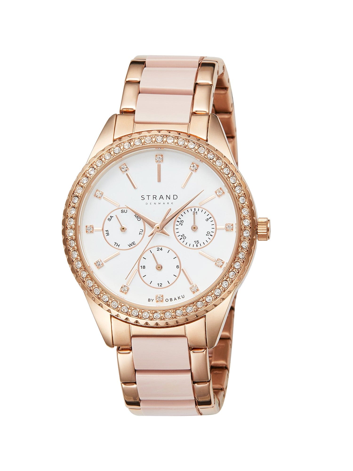 Strand By Obaku Sandy Fuchsia Multifunction Women's Watch - S729LMVWSV-MC