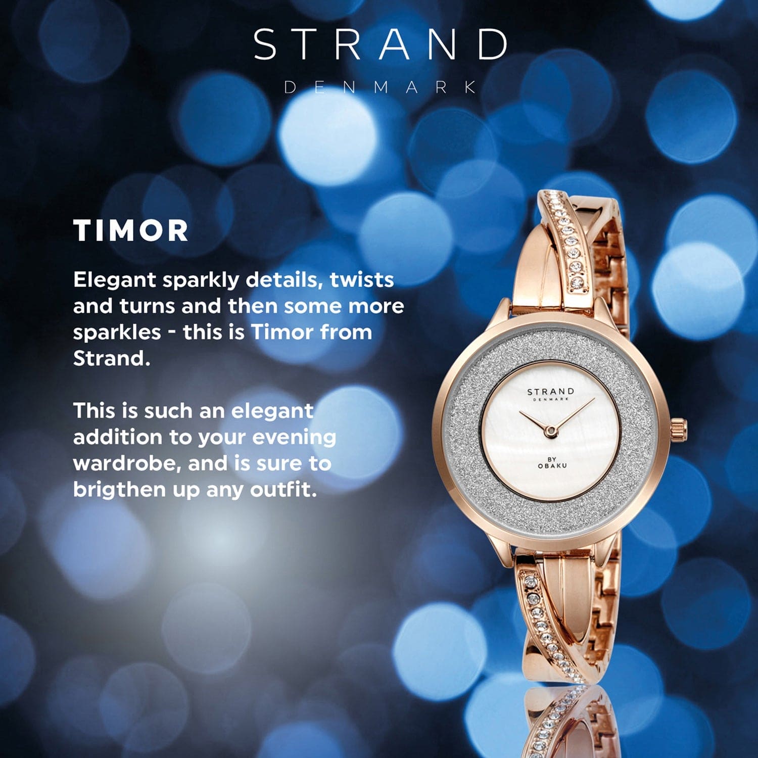 Strand By Obaku Timor Fuschsia Quartz Women's Watch - S730LXFWSV