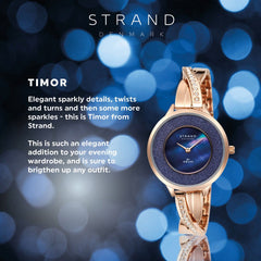 Strand By Obaku Timor Lapis Quartz Women's Watch - S730LXVLSV