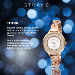 Strand By Obaku Timor Rosette Quartz Women's Watch - S730LXVWSV