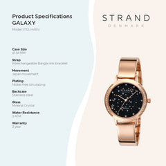 Strand By Obaku Galaxy Merlot Quartz Women's Watch - S732LHVBSV