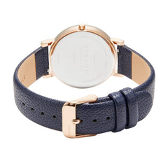 Strand By Obaku Petal Navy Quartz Women's Watch - S733LXVLVL