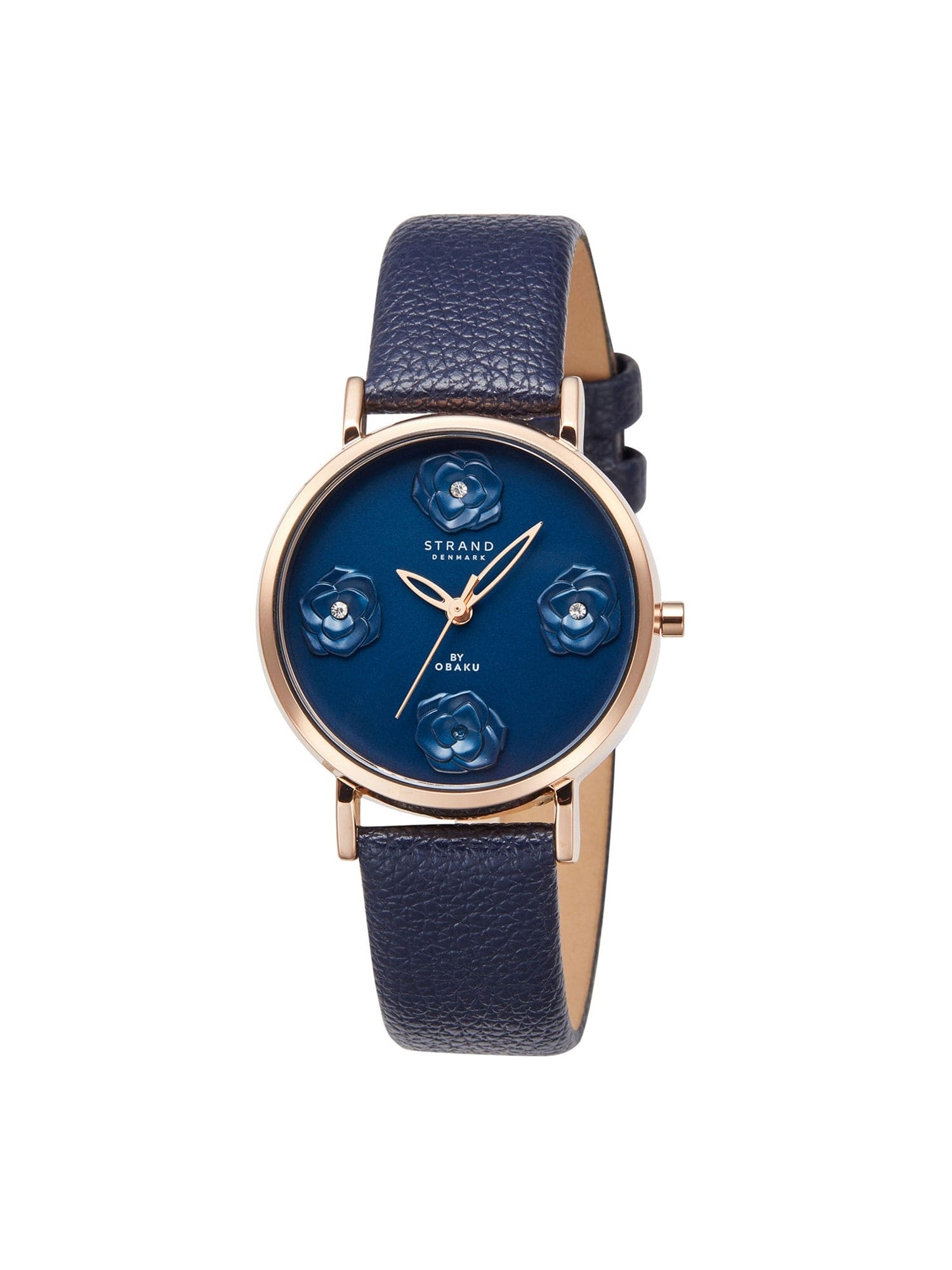 Strand By Obaku Petal Navy Quartz Women's Watch - S733LXVLVL