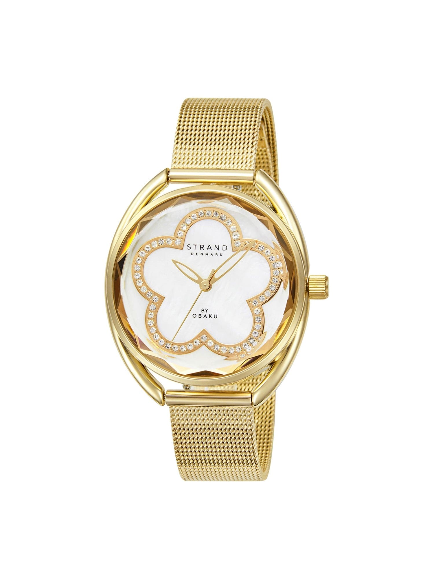 Strand By Obaku Rose Gold Quartz Women's Watch - S734LXGWMG