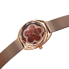 Strand By Obaku Rose Walnut Quartz Women's Watch - S734LXVNMN