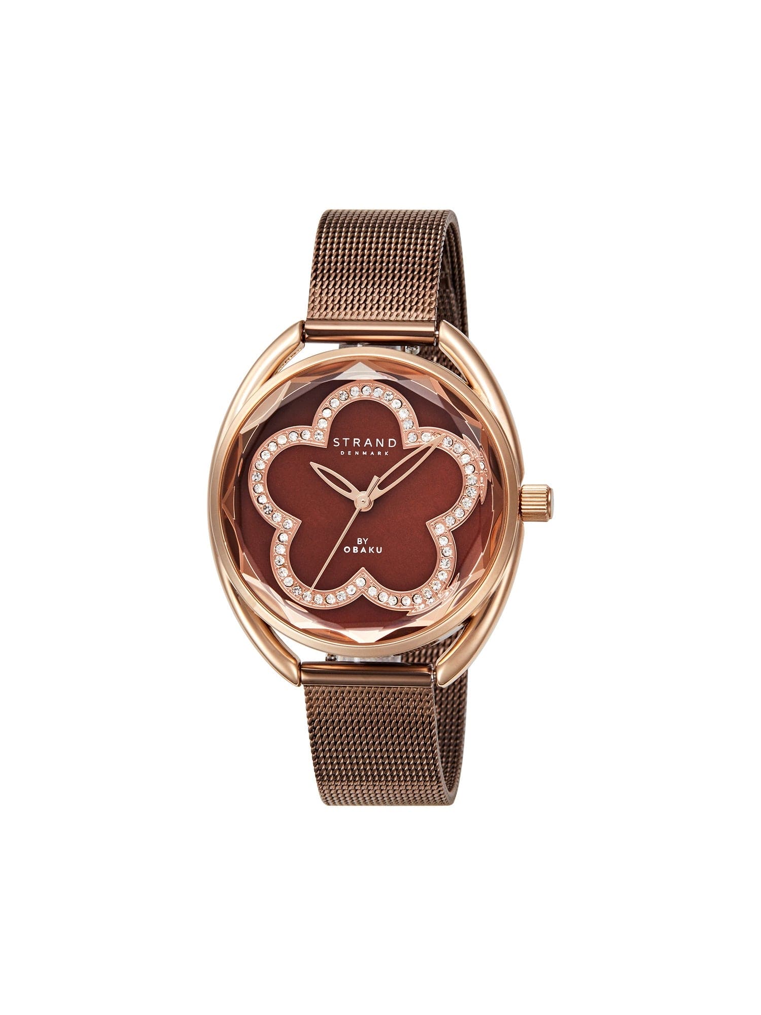 Strand By Obaku Rose Walnut Quartz Women's Watch - S734LXVNMN