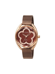 Strand By Obaku Rose Walnut Quartz Women's Watch - S734LXVNMN