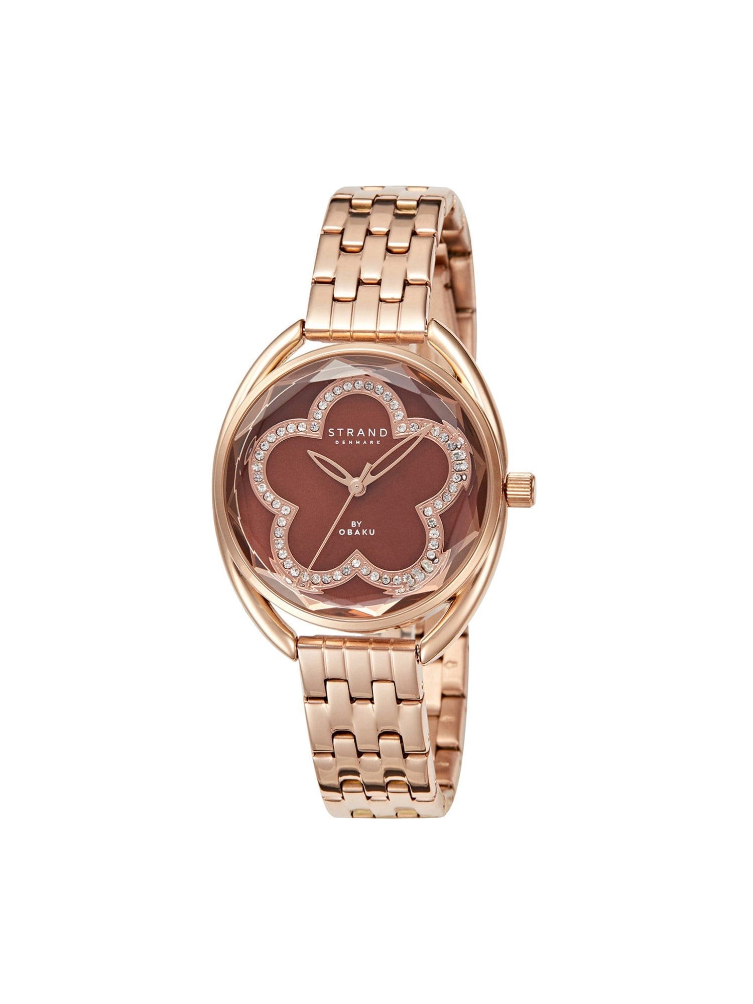 Strand By Obaku Rose Coffee Quartz MOP Women's Watch - S734LXVNSV