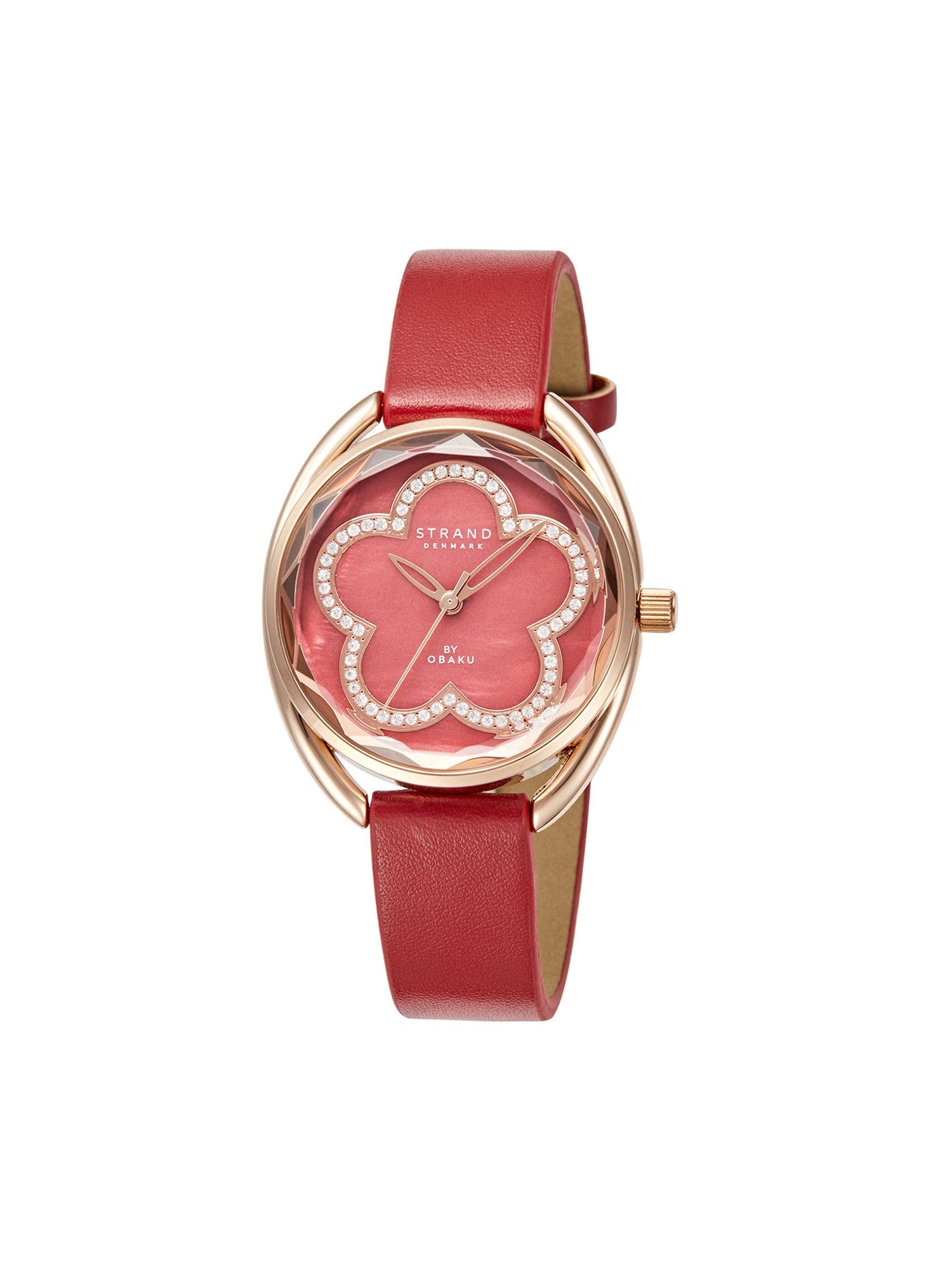 Strand By Obaku Rose Deep Crystal Quartz Women's Watch - S734LXVRVR
