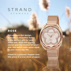 Strand By Obaku Rose Roses Quartz Women's Watch - S734LXVVMV