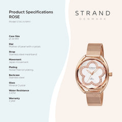 Strand By Obaku Rose Rose Quartz Women's Watch - S734LXVWMV