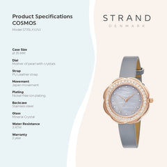 Strand By Obaku Cosmos Pebble Quartz MOP Women's Watch - S735LXVJVJ