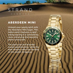 Strand By Obaku Aberdeen Mini Sugar Quartz Women's Watch - S744LDGESG