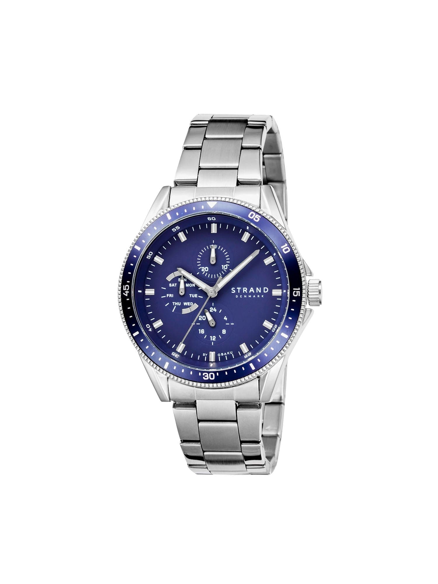 Strand By Obaku Bay Denim Chronograph Men's Watch - S745GMCLSC