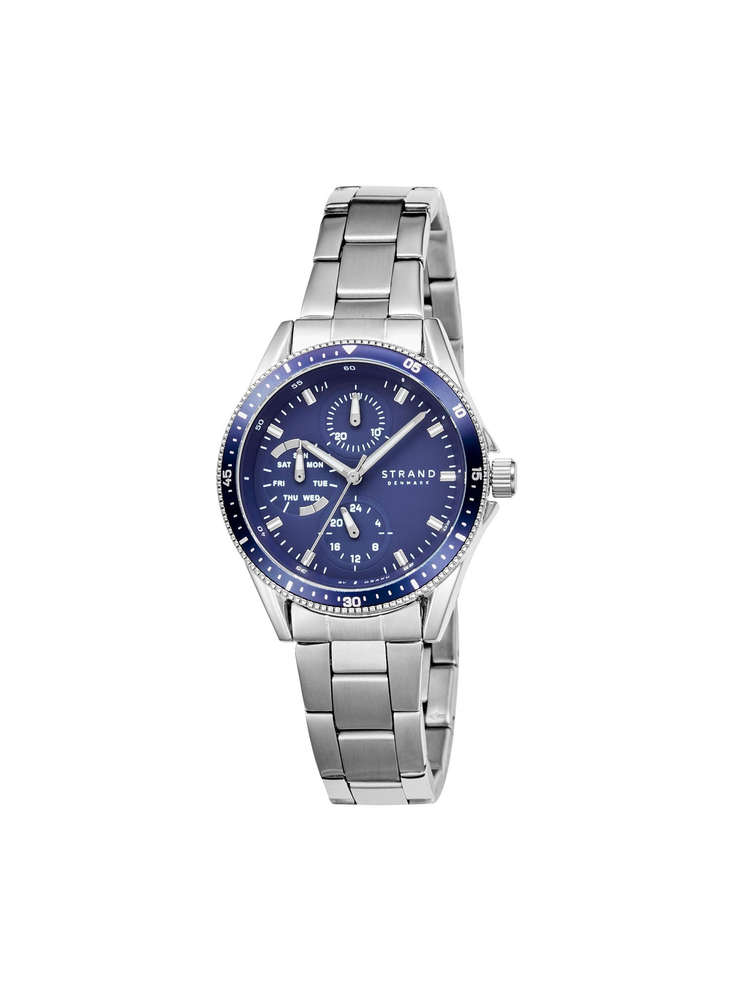 Strand By Obaku Bay Mini Denim Chronograph Women's Watch - S745LMCLSC