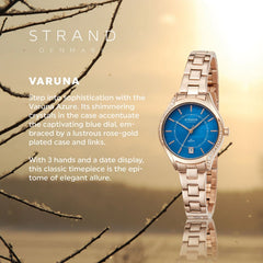 Strand By Obaku Varuna Azure Quartz Women's Watch - S746LDVLSV
