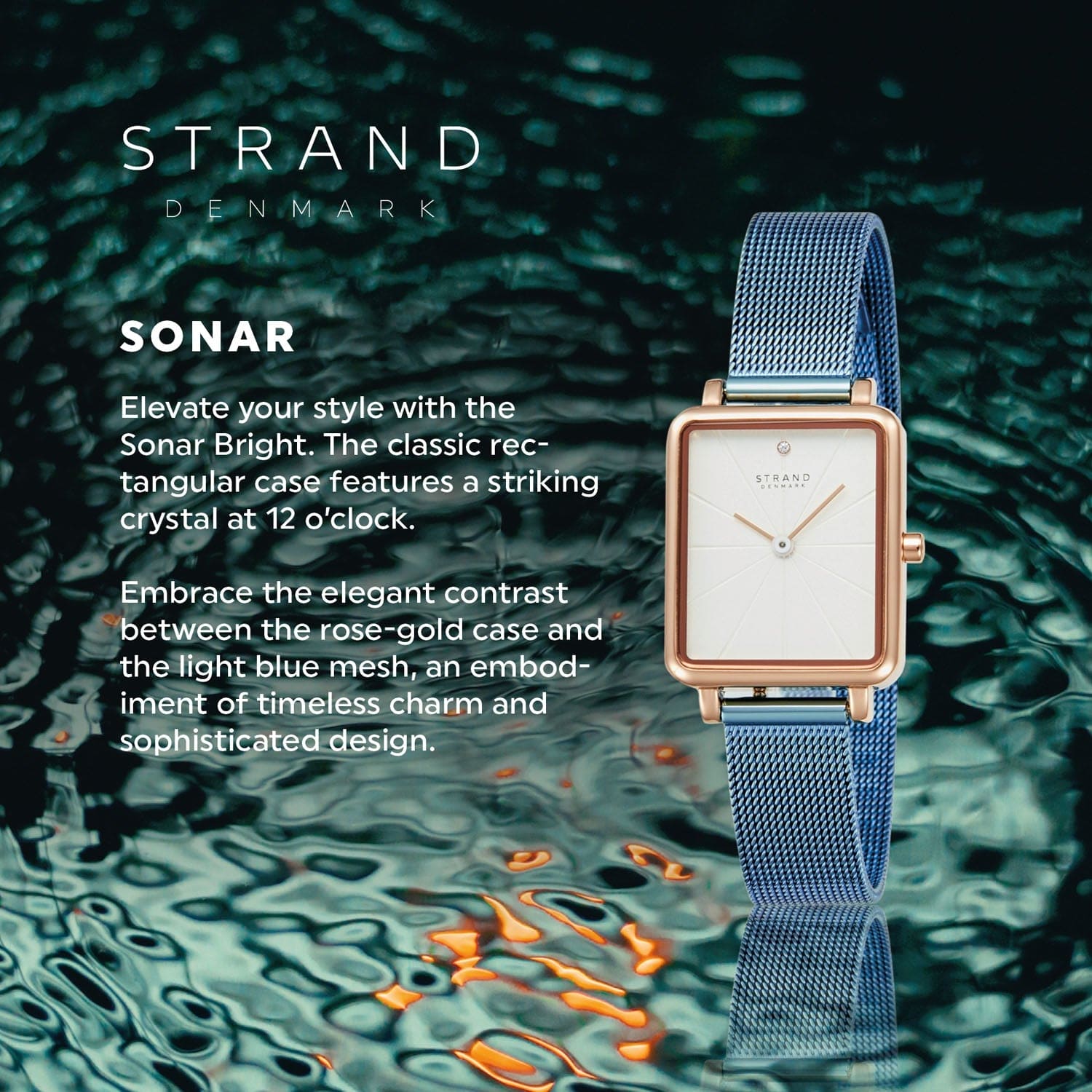 Strand By Obaku Sonar Bright Quartz Women's Watch - S748LXVIMA