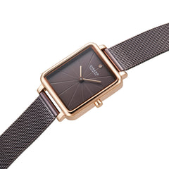 Strand By Obaku Sonar Walnut Quartz Women's Watch - S748LXVNMN