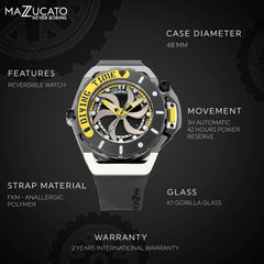 Mazzucato RIM Scuba Automatic Men's Watch - SUB01-BK115