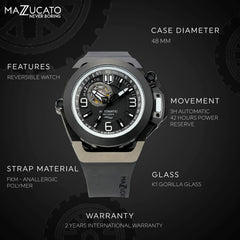 Mazzucato RIM Scuba Automatic Men's Watch - SUB02-BKCG9