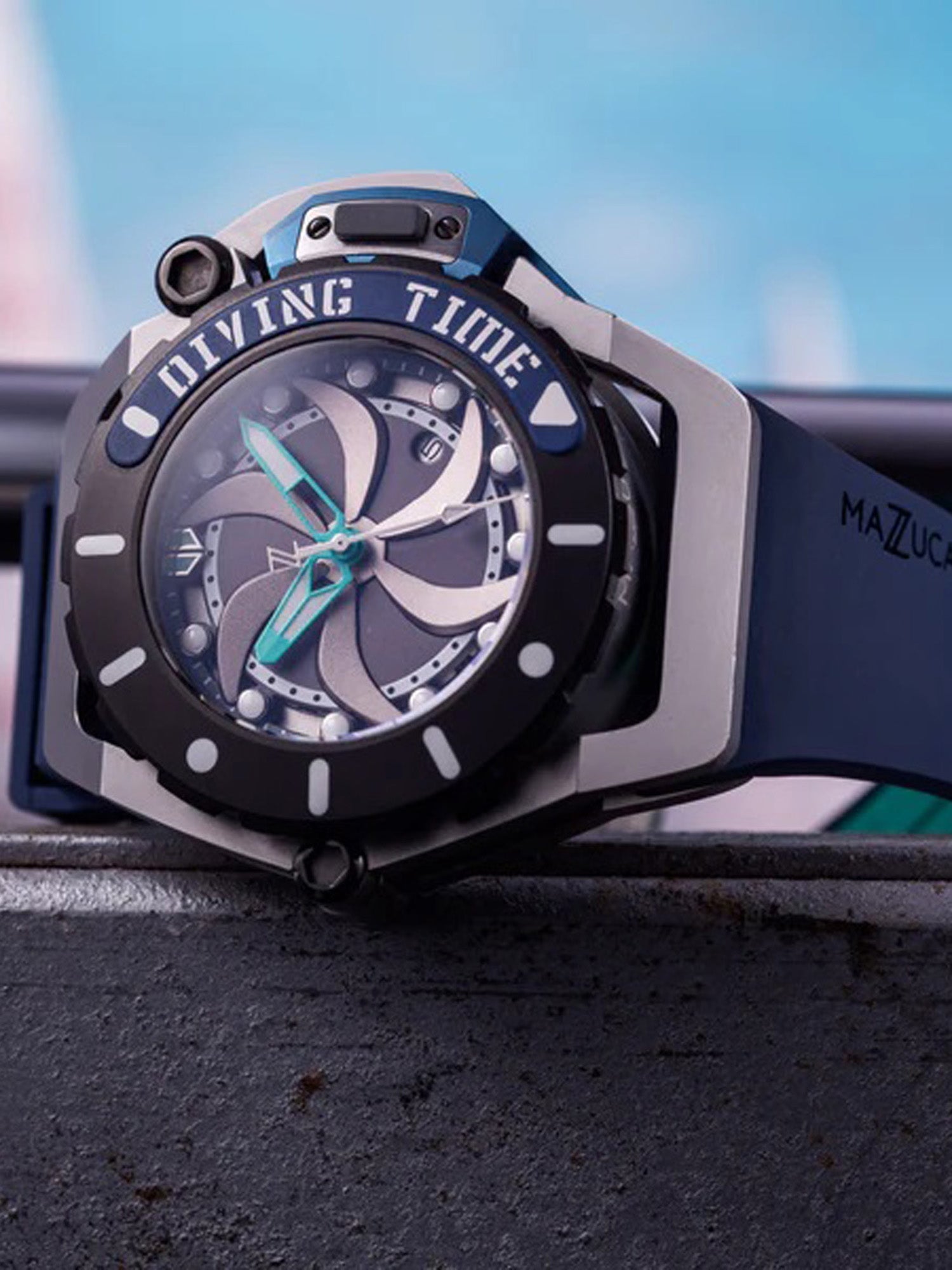 Mazzucato RIM Scuba Automatic Men's Watch - SUB03-BL3255