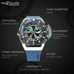 Mazzucato RIM Scuba Automatic Men's Watch - SUB03-BL3255