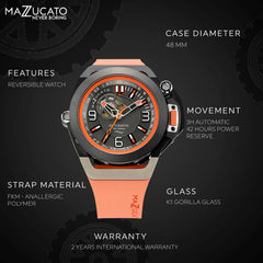 Mazzucato RIM Scuba Automatic Men's Watch - SUB04-ORCG9
