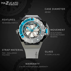 Mazzucato RIM Scuba Automatic Men's Watch - SUB06-GY312
