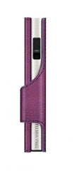 Tru Virtu 24104000125 Classic Edition Black berry Solid Pattern Wallet