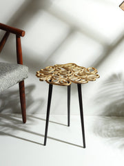 De Maison Decor Sliitherin's end Table -  Gold