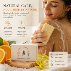 KHEONI  100% Natural Sweet Orange / Ylang Ylang Soap - 100 gm