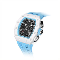 TSAR BOMBA Chronograph Luminous Dial Sapphire Crystal Men's Watch -  TB8204C-02