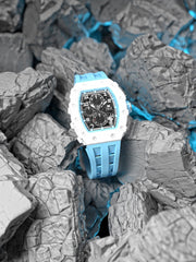 TSAR BOMBA Chronograph Luminous Dial Sapphire Crystal Men's Watch -  TB8204C-02