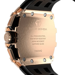TSAR BOMBA Chronograph Luminous Dial Sapphire Crystal Men's Watch -  TB8204Q-04