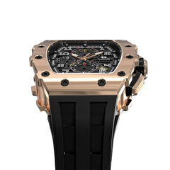 TSAR BOMBA Chronograph Luminous Dial Sapphire Crystal Men's Watch -  TB8204Q-04