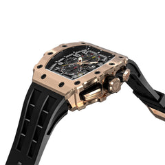 TSAR BOMBA Chronograph Luminous Dial Sapphire Crystal Men's Watch -  TB8204Q-04