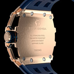 TSAR BOMBA Chronograph Luminous Dial Sapphire Crystal Men's Watch -  TB8204Q-05