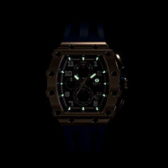 TSAR BOMBA Chronograph Luminous Dial Sapphire Crystal Men's Watch -  TB8204Q-05